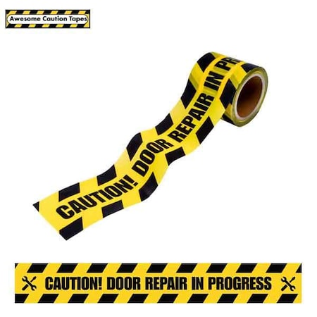 Llb LLB: Caution Tape - "Door Repair In Progress" (ACT) LLB-ACT-01